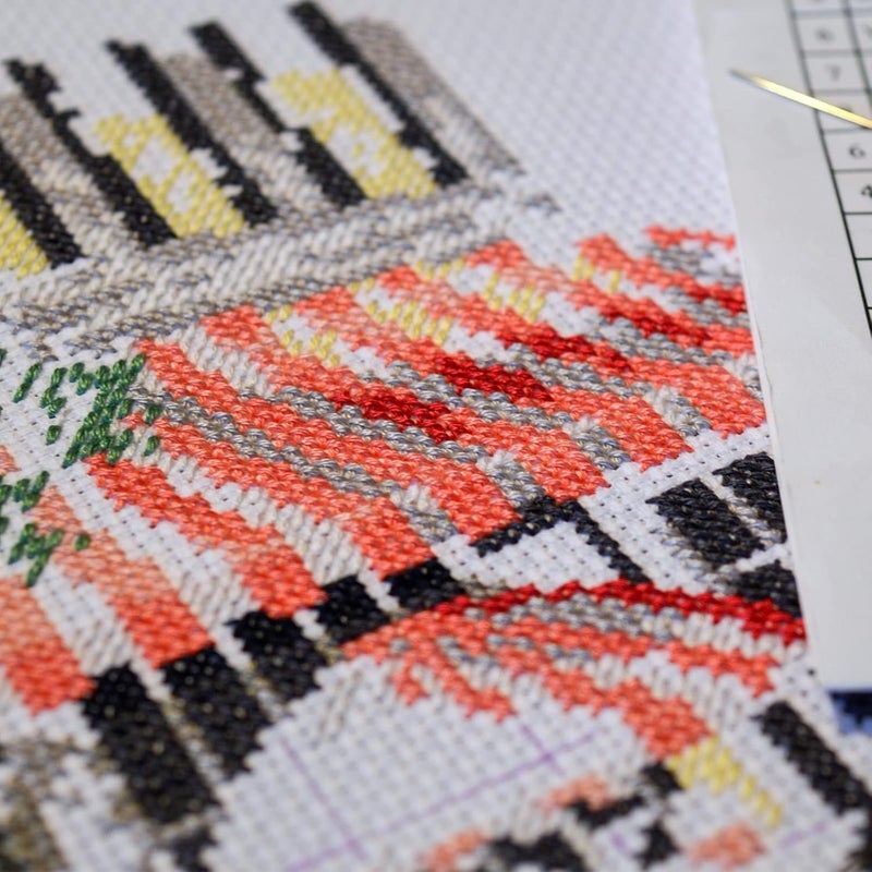 NICECRAFT 7 Sheets 13.2x10.35in 7 Count Plastic Canvas White Clear Needlepoint Plastic Mesh Sheets Cross Stitch Canvas for Crafts Embroidery Knit Crochet Projects - Image 5